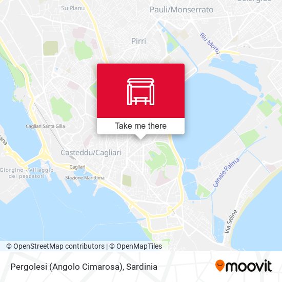 Pergolesi (Angolo Cimarosa) map