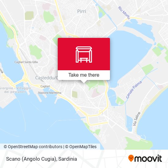 Scano (Angolo Cugia) map