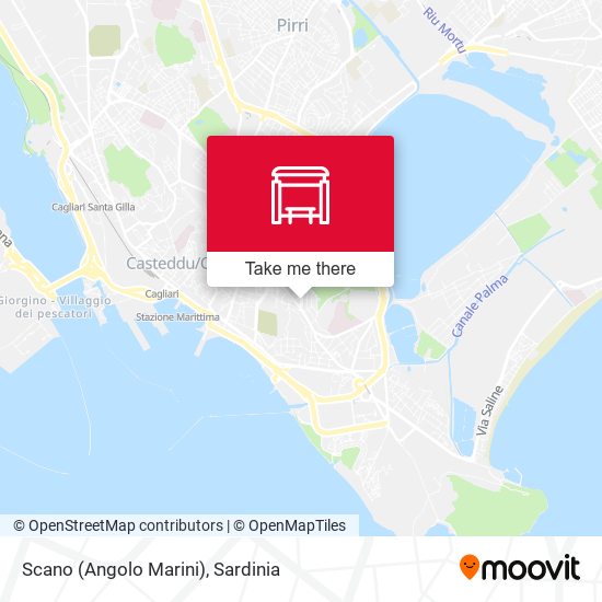 Scano (Angolo Marini) map
