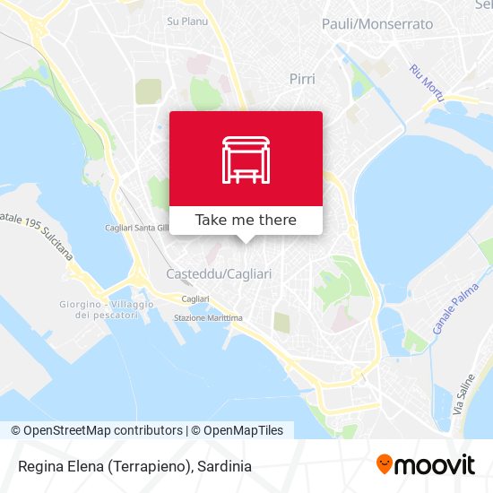 Regina Elena (Terrapieno) map