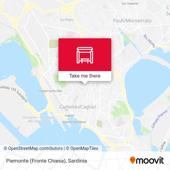 Piemonte (Opposite Church) map