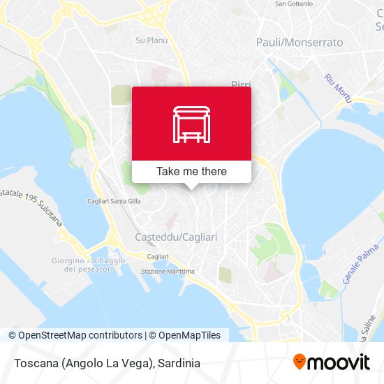 Toscana (Angolo La Vega) map
