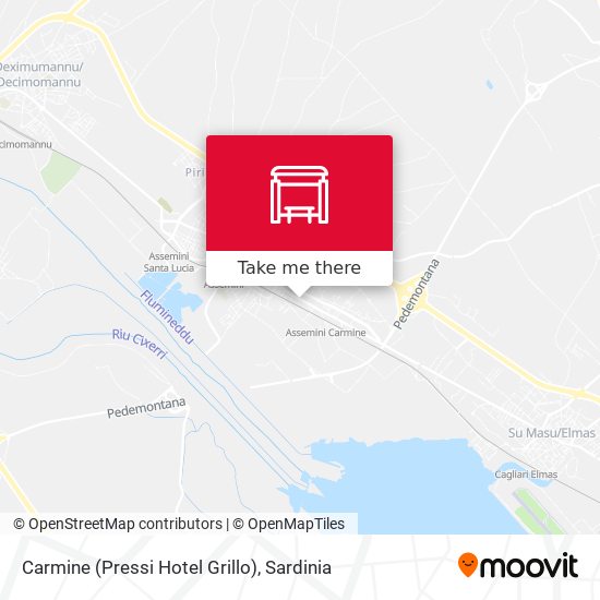Carmine (Pressi Hotel Grillo) map