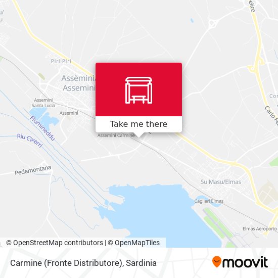 Carmine (Fronte Distributore) map