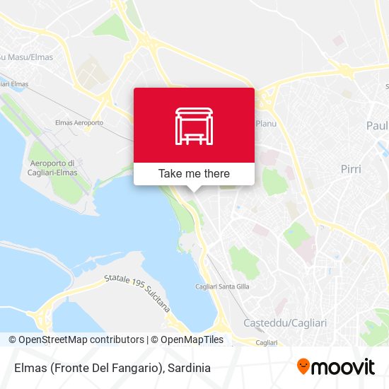 Elmas (Fronte Del Fangario) map