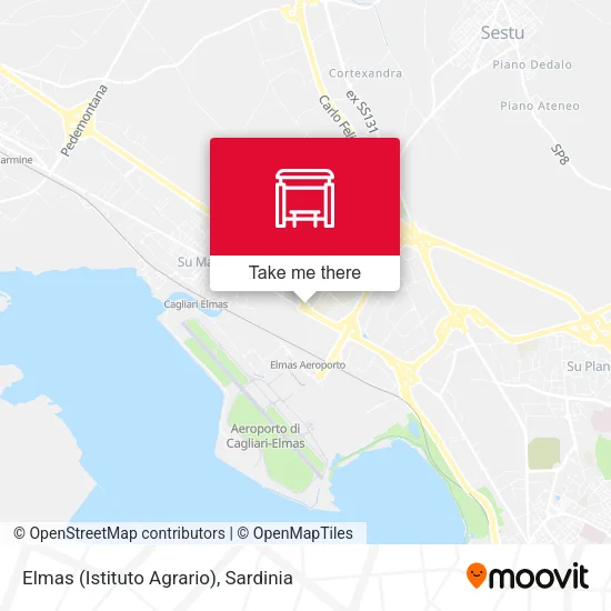 Elmas (Istituto Agrario) map