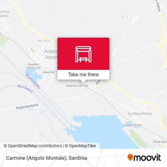Carmine (Angolo Montale) map