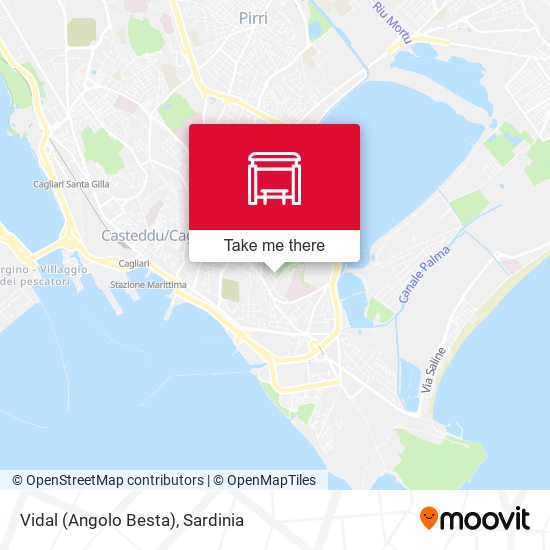 Vidal (Angolo Besta) map
