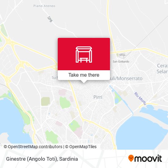 Ginestre (Angolo Toti) map