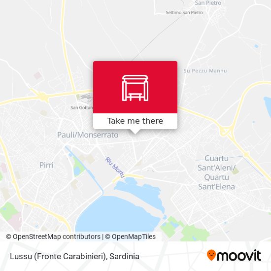 Lussu (Fronte Carabinieri) map