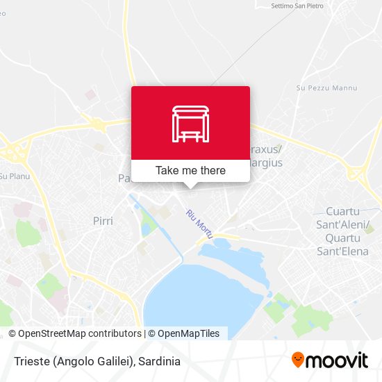 Trieste (Angolo Galilei) map