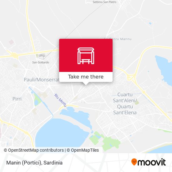 Manin (Portici) map
