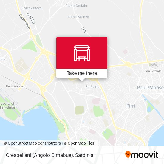 Crespellani (Angolo Cimabue) map