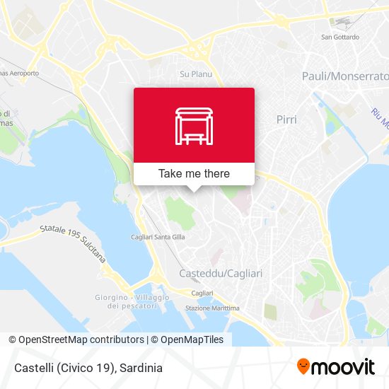 Castelli (Civico 19) map