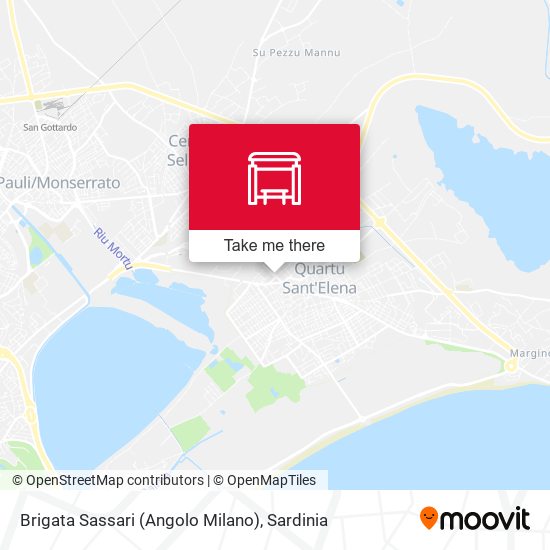 Brigata Sassari (Angolo Milano) map