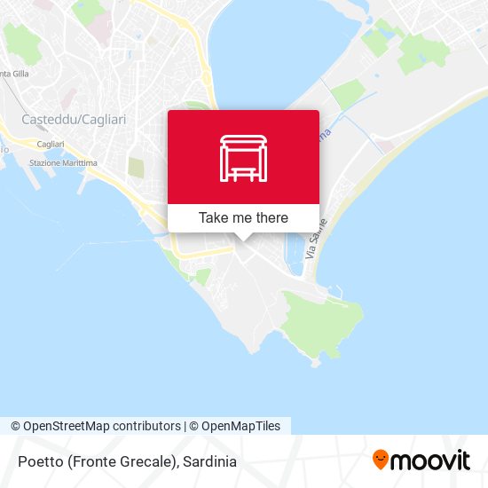Poetto (Fronte Grecale) map