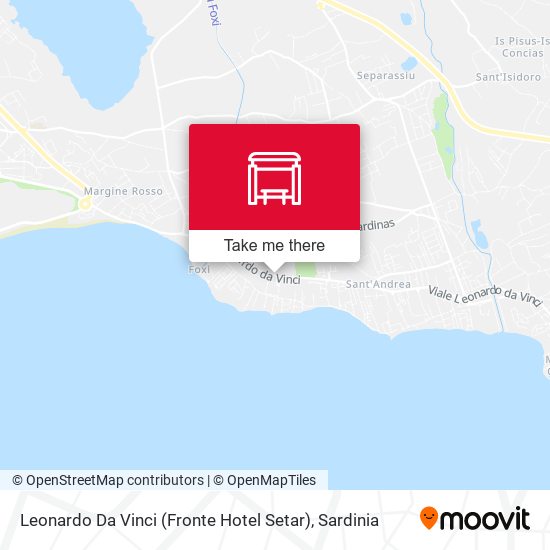 Leonardo Da Vinci (Fronte Hotel Setar) map