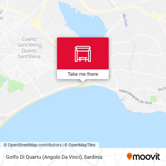 Golfo Di Quartu (Angolo Da Vinci) map