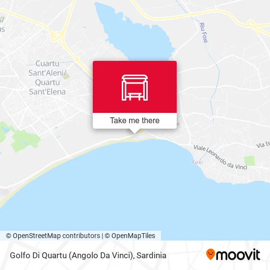 Golfo Di Quartu (Angolo Da Vinci) map