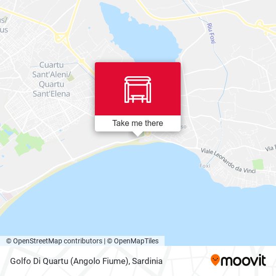Golfo Di Quartu (Angolo Fiume) map