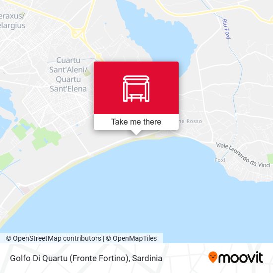 Golfo Di Quartu (Fronte Fortino) map