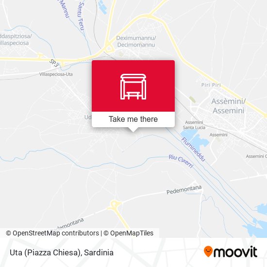 Uta (Piazza Chiesa) map