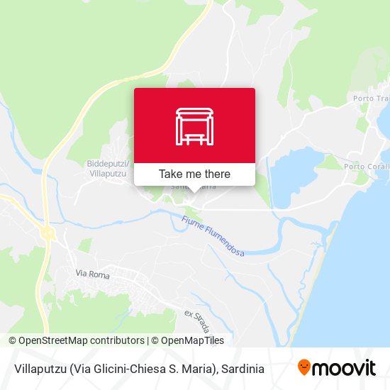 Villaputzu (Via Glicini-Chiesa S. Maria) map