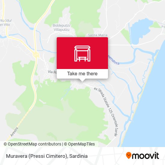 Muravera (Pressi Cimitero) map