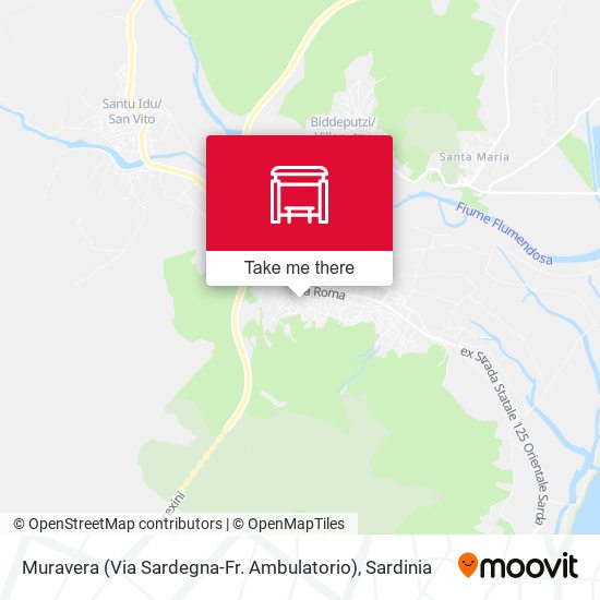 Muravera (Via Sardegna-Fr. Ambulatorio) map