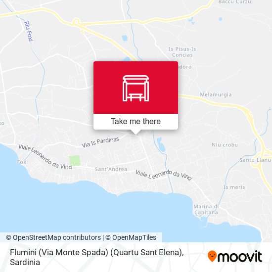 Flumini (Via Monte Spada) (Quartu Sant'Elena) map