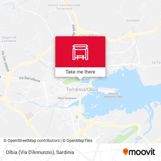 Olbia (Via D'Annunzio) map