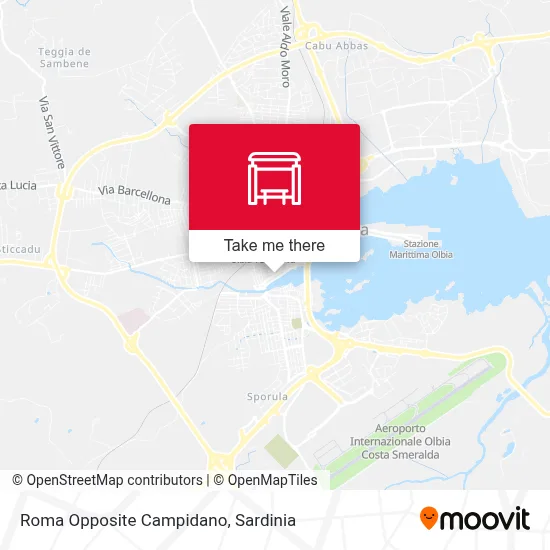 Roma Opposite Campidano map