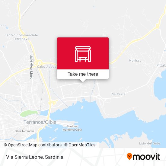 Via Sierra Leone map