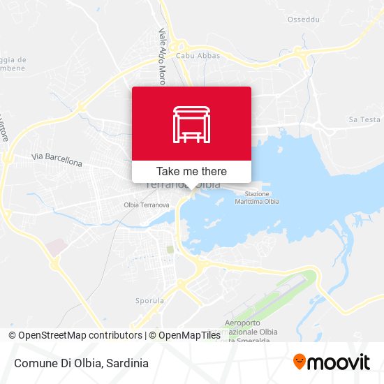 Comune Di Olbia map