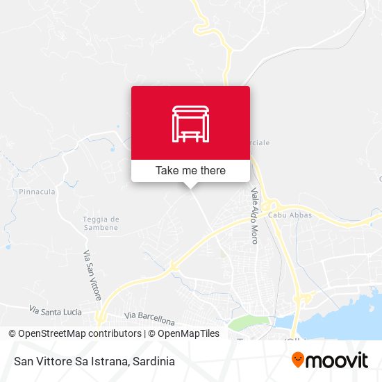 San Vittore Sa Istrana map