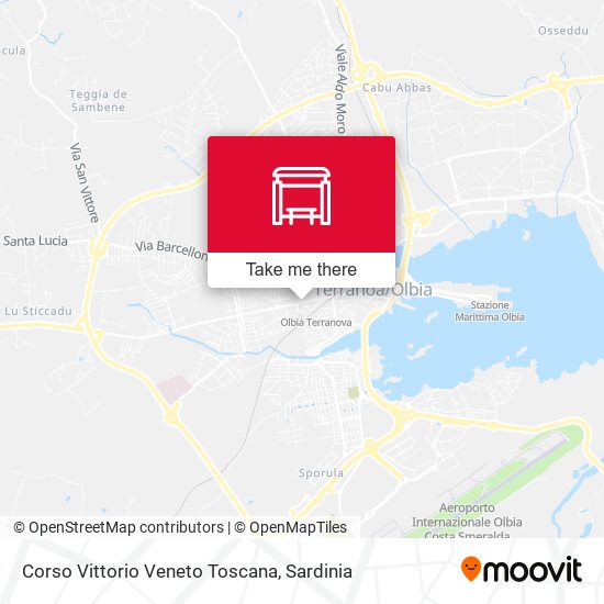 Corso Vittorio Veneto Toscana map