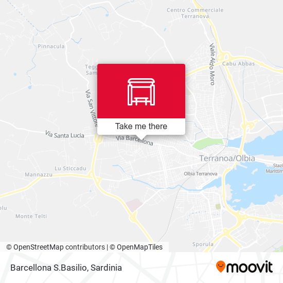 Barcellona S.Basilio map