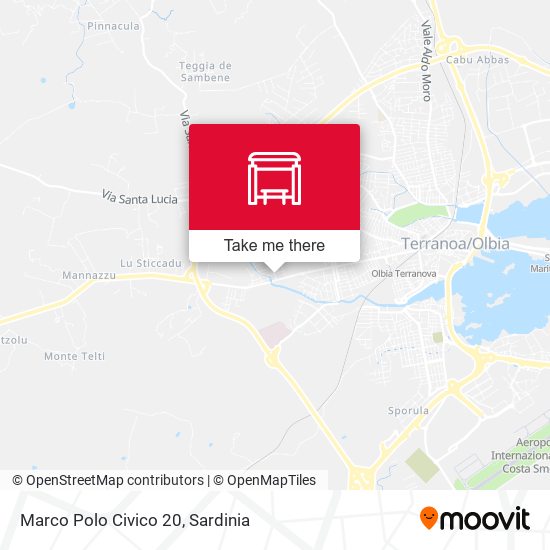Marco Polo Civico 20 map