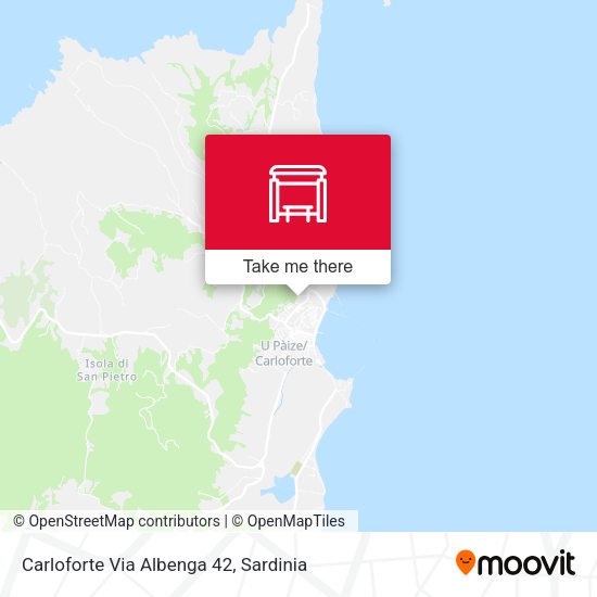 Carloforte Via Albenga 42 map