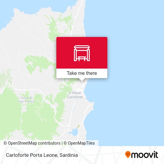 Carloforte Porta Leone map