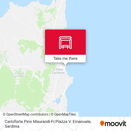 Carloforte Pino Maurandi-Fr.Piazza V. Emanuele map