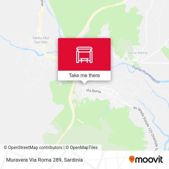 Muravera Via Roma 289 map