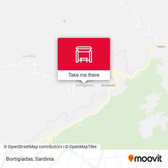 Bortigiadas map