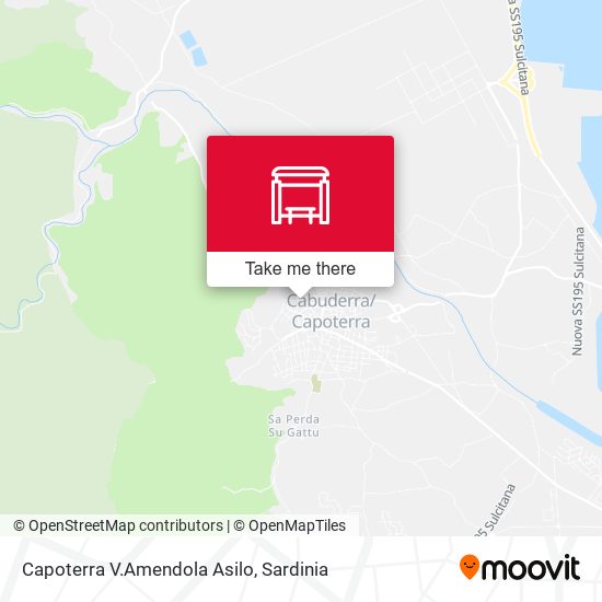 Capoterra V.Amendola Asilo map