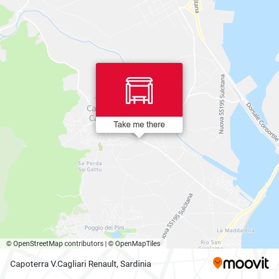 Capoterra V.Cagliari Renault map