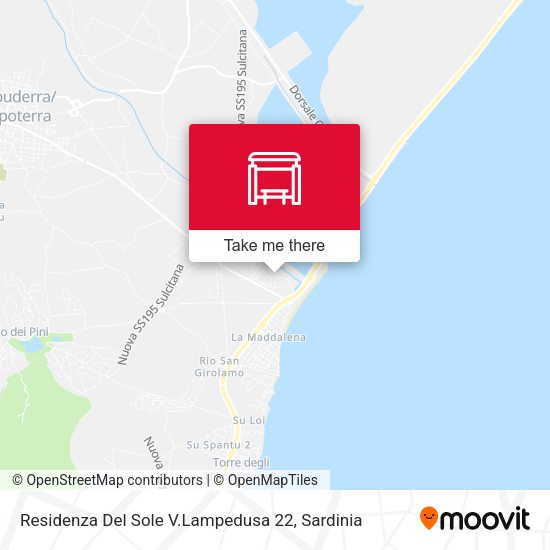 Residenza Del Sole V.Lampedusa 22 map