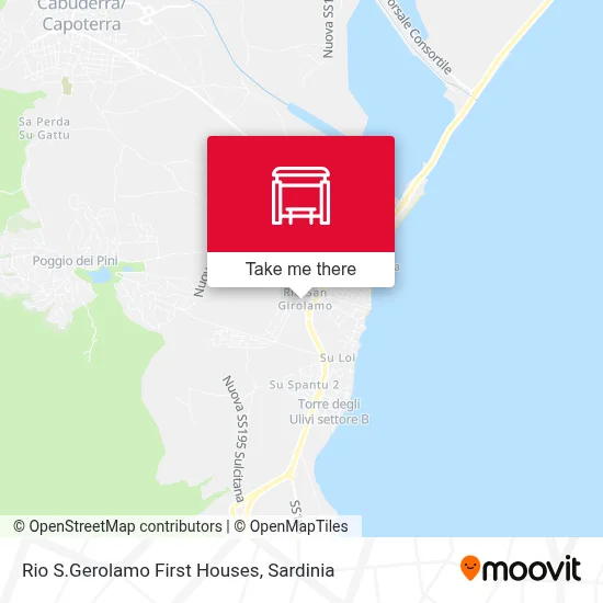 Rio S.Gerolamo First Houses map