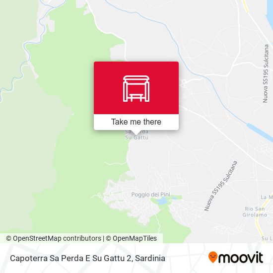 Capoterra Sa Perda E Su Gattu 2 map