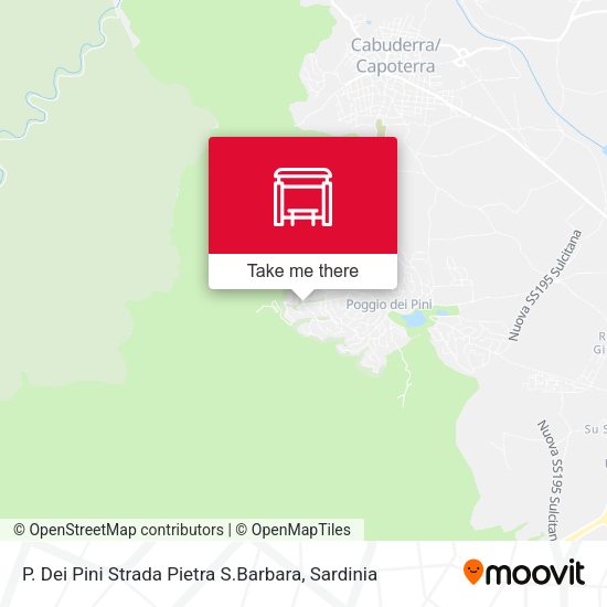 P. Dei Pini Strada Pietra S.Barbara map