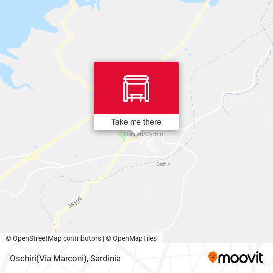 Oschiri(Via Marconi) map
